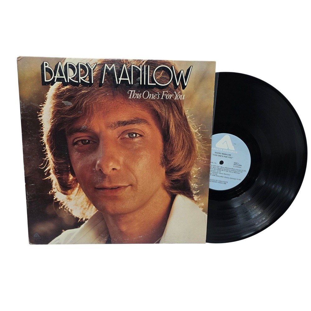 Barry Manilow This Ones For You Vinyl LP Record 1976 Pop Soft Rock*